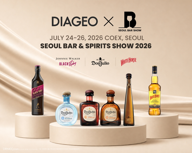 디아지오코리아가 '2026 서울바앤스피릿쇼'에 조니워커 블랙 루비와 돈 훌리오, 화이트홀스 3개 브랜드로 참가한다.