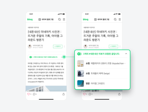네이버 '내돈내산' 기능 소개. 사진=네이버 제공