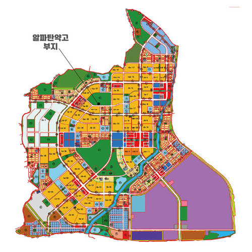 고덕국제화계획지구 내 알파탄약고 일원 군사시설보호구역 해제 대상 위치도. 제공=평택시