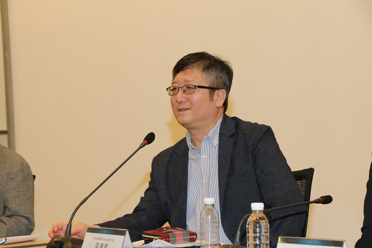 김재경 에너지경제연구원 선임연구원이 24일 서울 중구 대한상공회의소에서 열린 '대한민국 물에너지 산업 포럼 2026'에서 발언하고 있다. 사진= 유