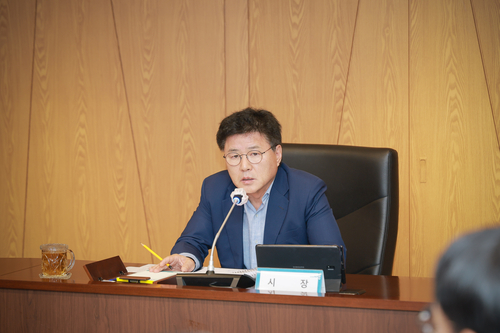 한대희 군포시장 24일 '민선9기 주요 현안사업 보고회' 주재