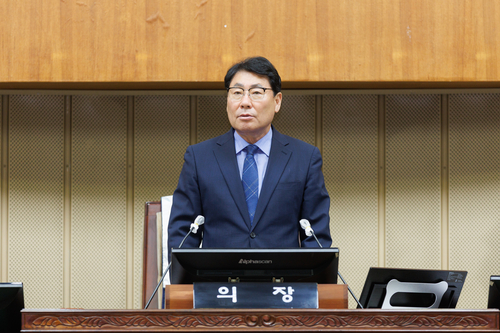 서창수 의왕시의회 의장 제321회 임시회 제7차 본회의 주재