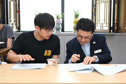 김원기 의정부시장 27일 의정부고교 학생들과 '로컬메이커 프로젝트' 청소년 정책 제안 간담회 운영