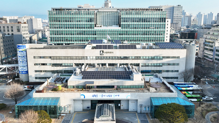 수원시청 전경. 제공=수원시