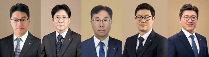 30일 그룹 인사로 내정된 이부환 한화에어로스페이스 사업부문 대표이사·양기원 한화시스템 대표이사·강정훈 한화임팩트 사업부문 대표이사·임동준