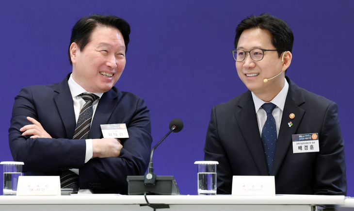 배경훈 부총리와 최태원 회장