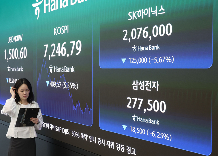 '검은 수요일'…반도체 고점 논란에 불거진 중동 리스크까지