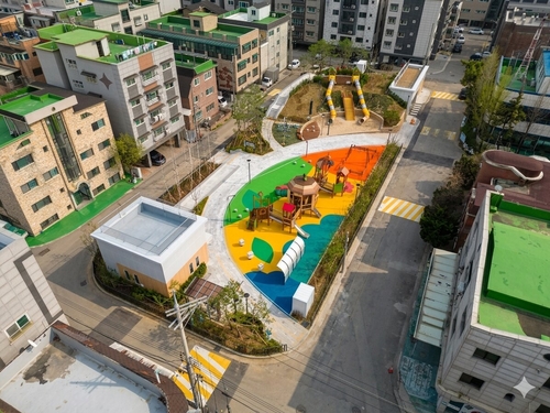 안산시 신선어린이공원 지하주차장 전경