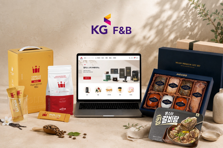 KG F&B 자사몰 이미지.