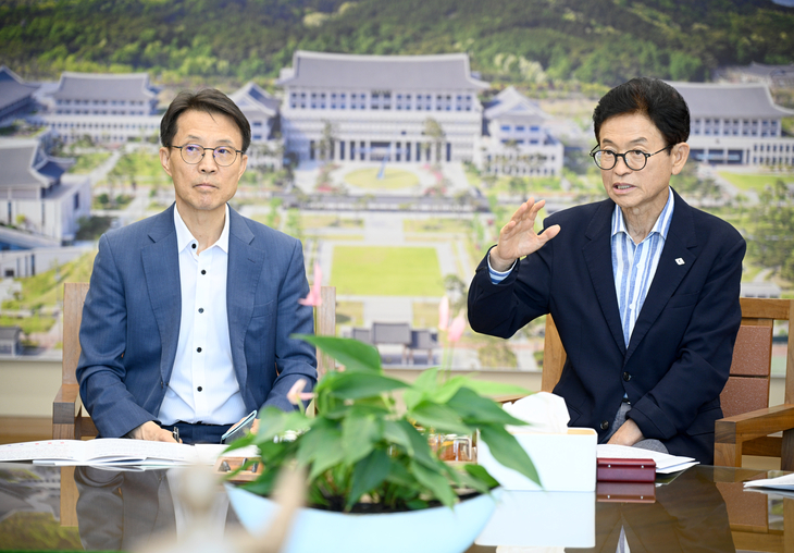 김진오 저출산고령사회위원회 부위원장 경북 찾아…인구정책 협력 강화 논의
