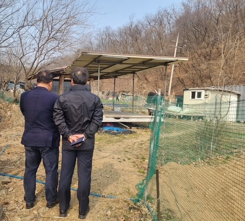 군포시 하천 불법시설 정비 전