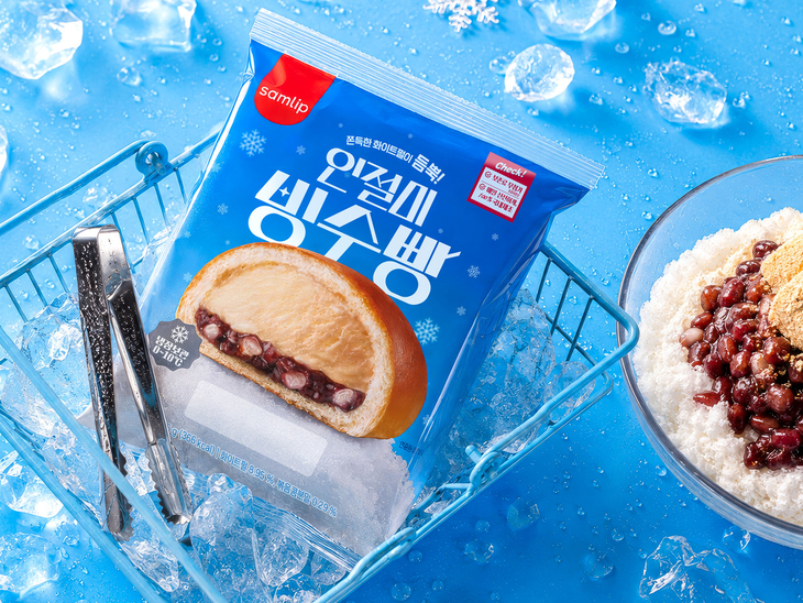 삼립의 여름 한정 '인절미 빙수빵. 사진=삼립