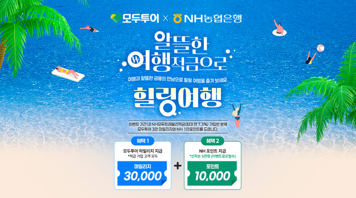 모두투어가 NH농협은행과 함께 NH모두트래블리적금을 내놨다. 사진=모두투어
