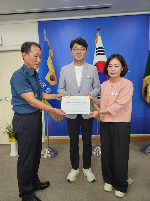 하남시의회 정경섭-이정연 의원 4일 하남경찰서 들러 미사강변도시 치안 불안 실태 논의