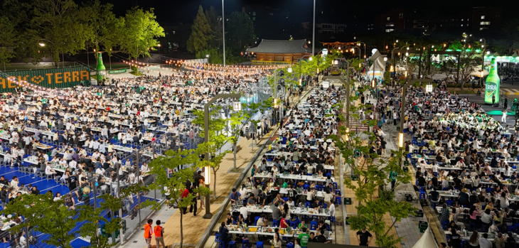 하이트진로 2026 전주가맥축제 전경.