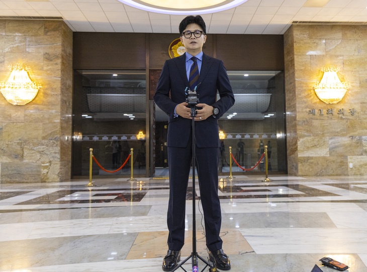 검찰 보완수사권 완전 폐지법 국회 통과 입장 밝히는 한동훈 의원