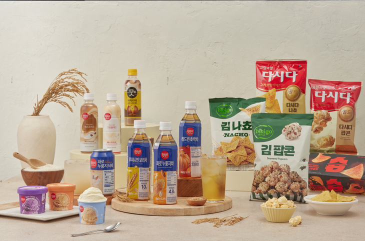 CJ제일제당 브랜드 IP 연계 제품들.