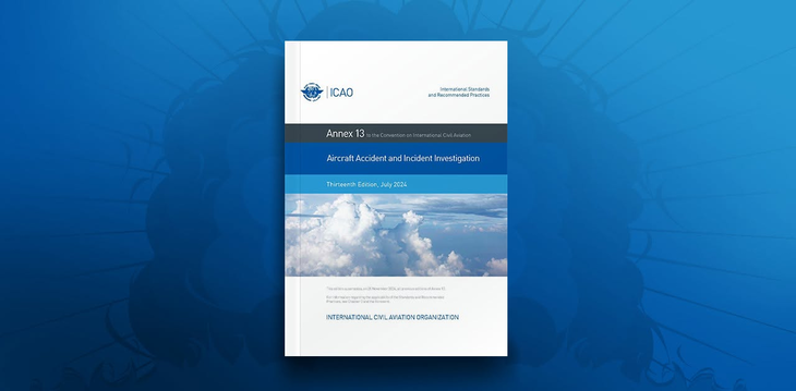 항공 사고 조사에 관한 규정을 담은 국제민간항공기구 부속서 13(ICAO Annex 13). 사진=ICAO