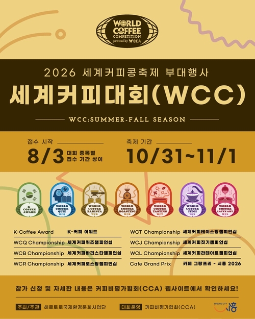 시흥시 제4회 2026 시흥 세계커피콩축제 개최 배너