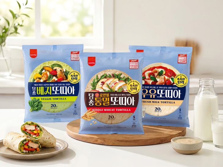 삼립 '탕종 또띠아 3종'. 사진=SPC삼립