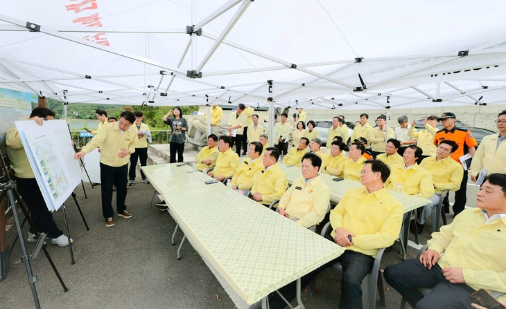 경북도의회, 경주 덕동댐 현장점검