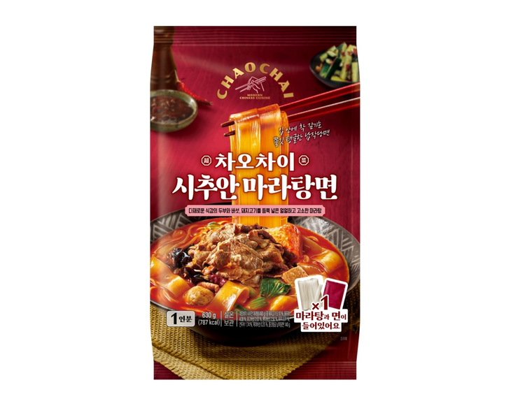샘표 차오차이 '시추안 마라탕면' 키트