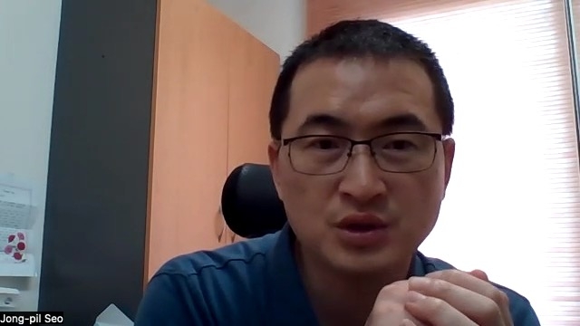 7일 본지와 화상인터뷰를 진행 중인 박 씨의 모습. 사진=고해람 인턴기자