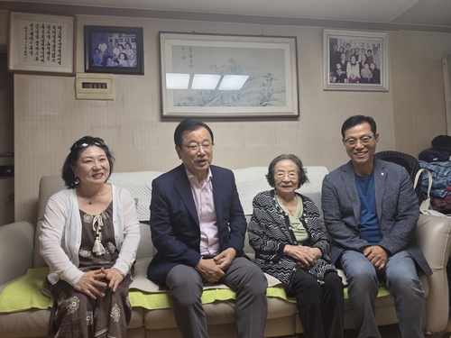 이현재 하남시장 제81주년 광복절 앞두고 14일 관내 독립유공자 가족 방문