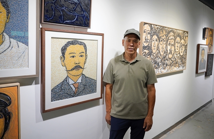'해남 수성송 화가'김창수 작가'얼굴'로 돌아왔다