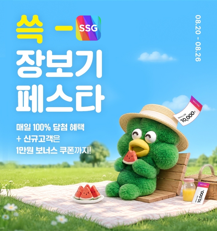 오는 26일까지 SSG닷컴이 진행하는 '쓱 장보기 페스타' 관련 이미지. 사진=SSG닷컴