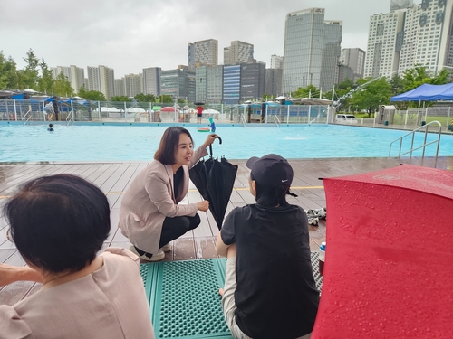 오지연 하남시의회 의원 '장애아동 물놀이 체험의날' 현장 방문