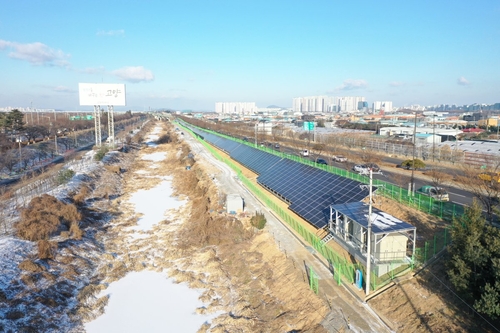 고양특례시 장항동 제2자유로 태양광 발전시설(866.5kW, 2023년 설치)