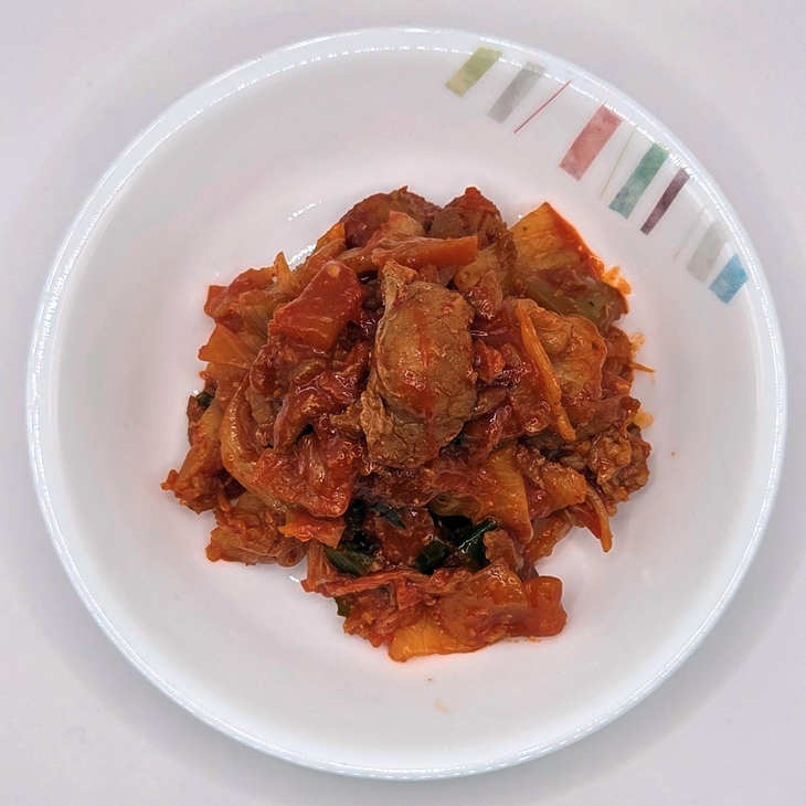 대상 청정원 호밍스 초간편 김치두루치기. 사진=송민규 기자