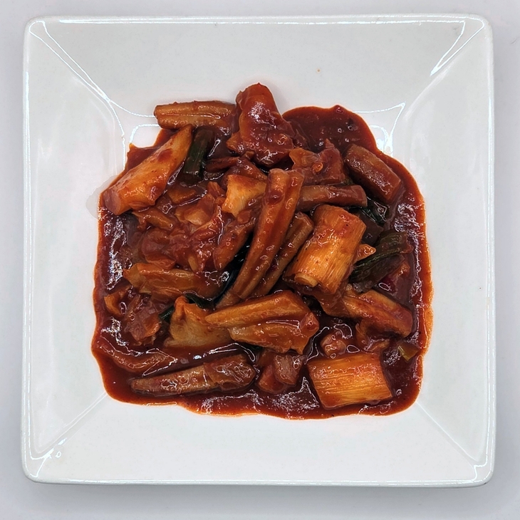 대상 청정원 호밍스 초간편 불맛오징어볶음. 사진=송민규 기자