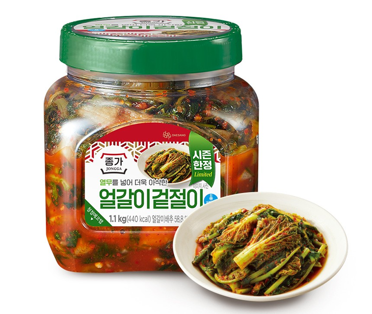 대상 종가 열무얼갈이겉절이. 사진=대상