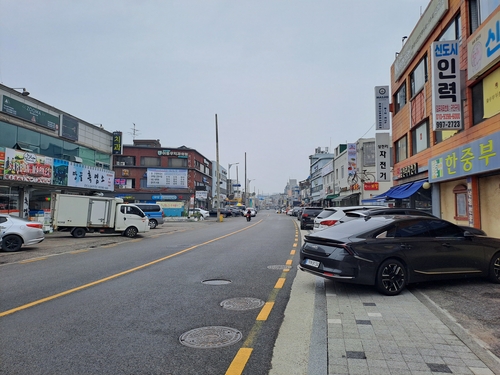 김포시 통진읍 조강로 지중화 사업 진행 후 모습