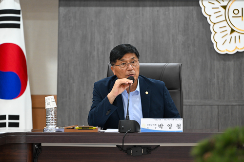 박영철 연천군의회 의장 25일 연천군주민자치협의회와 간담회 주재