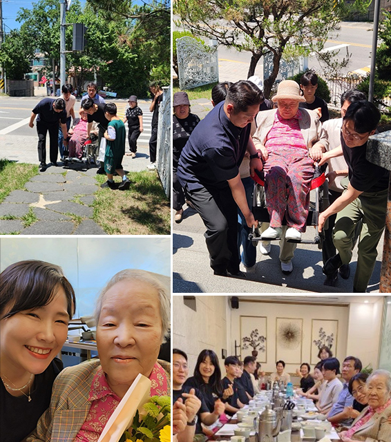 증손주 꽃가마 타신 우리 할머니