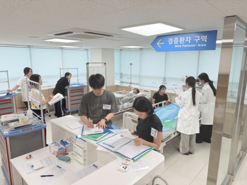 경복대학교 간호대학 여름방학 기간에 서울 신설동 소재 SERIN센터에서 임상 현장 중심 비교과 프로그램 진행