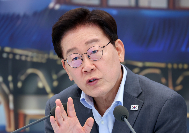 부처 업무보고 발언하는 이재명 대통령