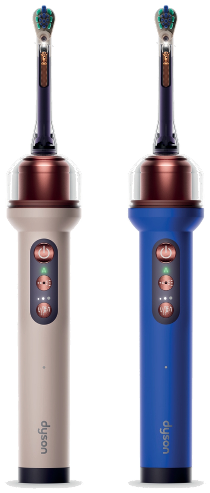 지난 1일 다이슨이 공개한 다이슨 카메라젯 (Dyson CameraJet™) 전동 칫솔 과 구강 세정기. 사진=다이슨코리아