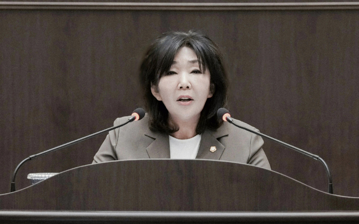 황소제 광주시의회 행정복지위원장이 본회의장에서 발언하고 있다. 제공=광주시의회