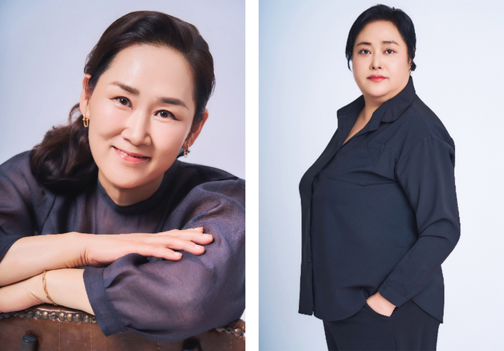 픽메이커스 소속 모델 이현숙(왼쪽)과 박희라. 제공=픽메이커스