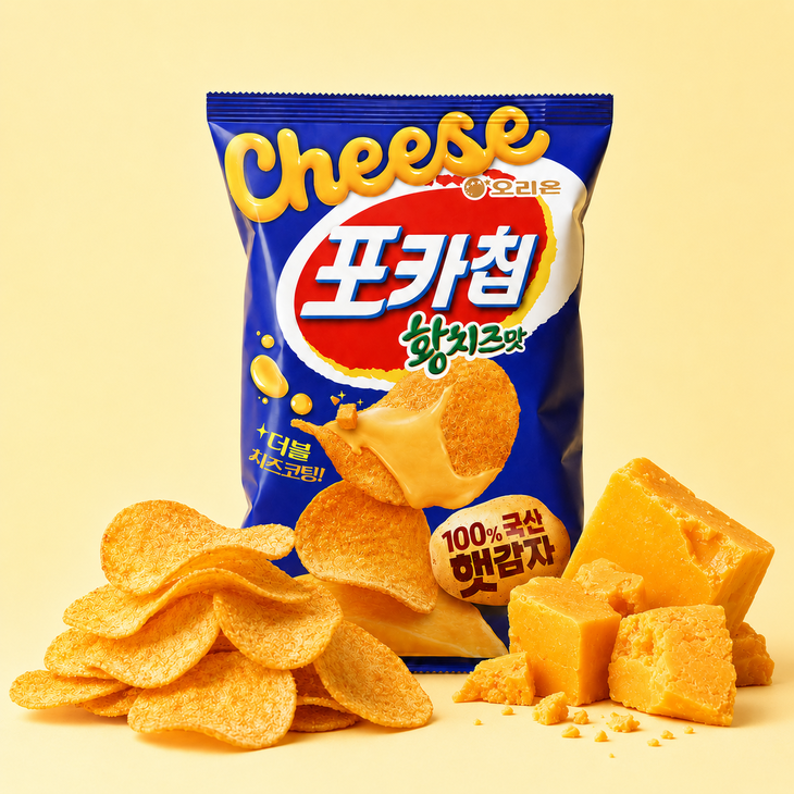 오리온 '포카칩 황치즈맛' 선봬