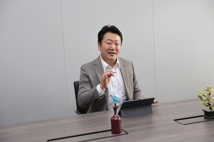 에너지경제신문과 인터뷰하는 김정현 신한자산운용 ETF사업그룹장