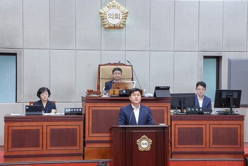 임병택 시흥시장 4일 제338회 시흥시의회 제1차 정례회에서 시흥시 재정 상황 보고