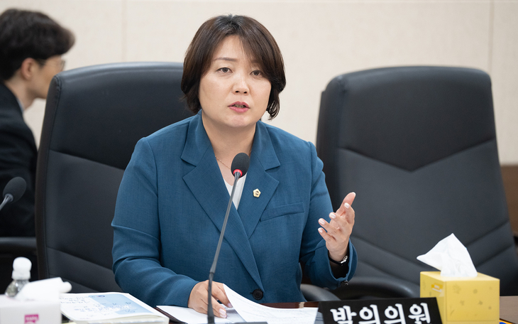 방지현 인천시의회 의원이 발언하고 있는 모습. 제공=인천시의회
