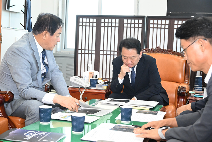 심재국 평창군수 국회 찾아