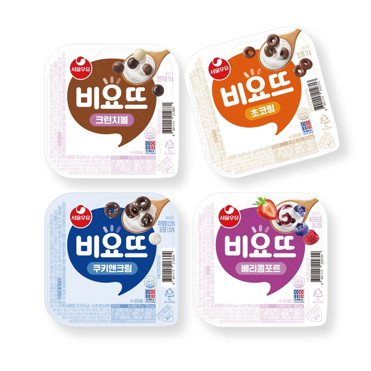 서울우유협동조합, 당 함량 45% 낮춘 '비요뜨 초코링 당저감'