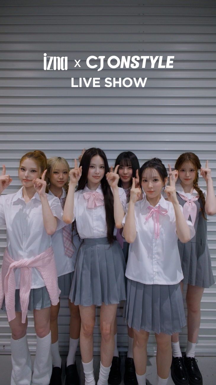 CJ온스타일 이즈나 스페셜 라이브 예고편 갈무리. 사진=CJ온스타일